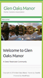 Mobile Screenshot of glenoaksmanor.com