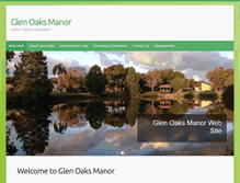 Tablet Screenshot of glenoaksmanor.com
